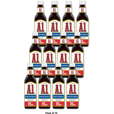 Kraft A.1. Steak Sauce 15 oz Original (Pack of 12)