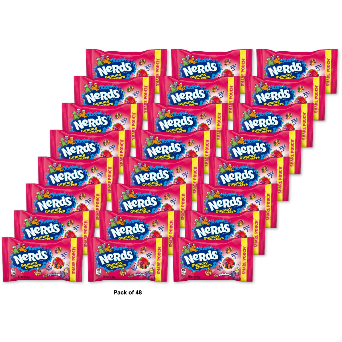 Nestl? Nerds Gummy Clusters 3 oz (Pack of 48)