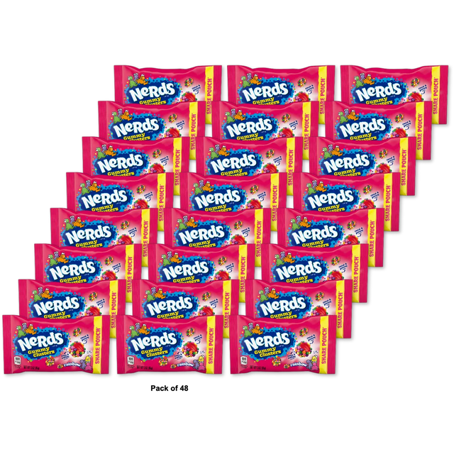 Nestl? Nerds Gummy Clusters 3 oz (Pack of 48)