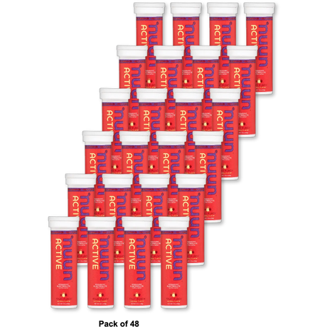 NUUN Sport Electrolyte Tablets ? Fruit Punch 10 Count 1.9oz (Pack of 48)