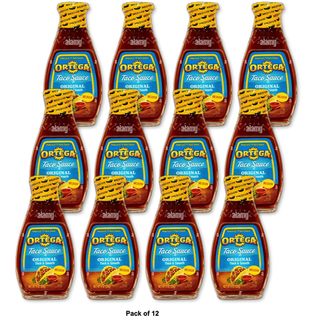 Ortega Taco Sauce Medium 8 oz (Pack of 12)