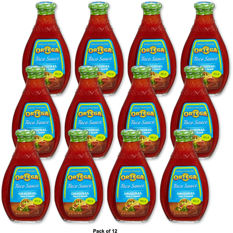 Ortega Thick & Smooth Taco Sauce Mild 16 oz (Pack of 12)