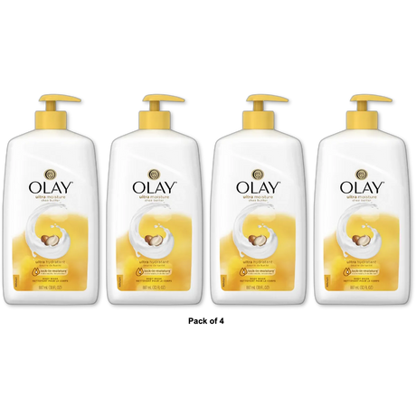 Olay Ultra Moisture Body Wash with Shea Butter 30 fl oz (Pack of 4)