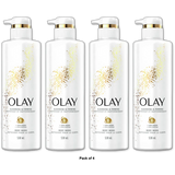 Olay Cleansing & Firming Women's Body Wash with Vitamin B3 and Collagen 20 fl oz (Pack of 4)