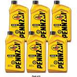 Pennzoil SAE 5W-20 Synthetic Blend Motor Oil for Gasoline Engine 32 Oz (Pack of 6)