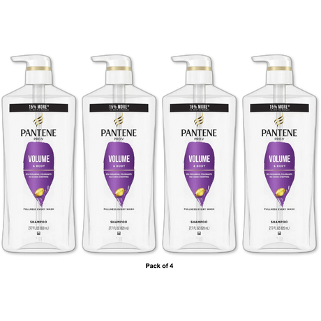 Pantene Shampoo Fine/Thin Hair 27.7 oz (Pack of 4)