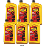 Pennzoil High Mileage Motor Oil 10W-30, 1 qt 32oz (Pack of 6)
