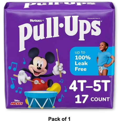 Pull-Ups Boys' Learning Designs Training Pants Giga Pack - Size 4T-5T - 56Ct 5.3Oz (Image May Vary) (Pack Of 1)