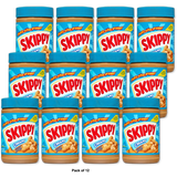 Skippy Peanut Butter Creamy 16.3 Oz (Pack of 12)