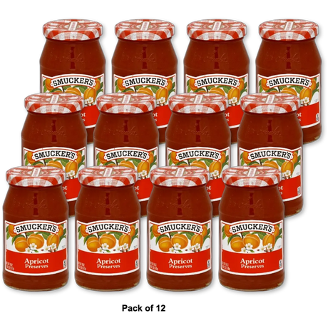 Smucker's Apricot Preserves 18 Ounces (Pack of 12)