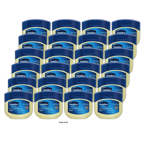 Vaseline Petroleum Jelly Jar For Dry Skin13Oz (Pack of 24)