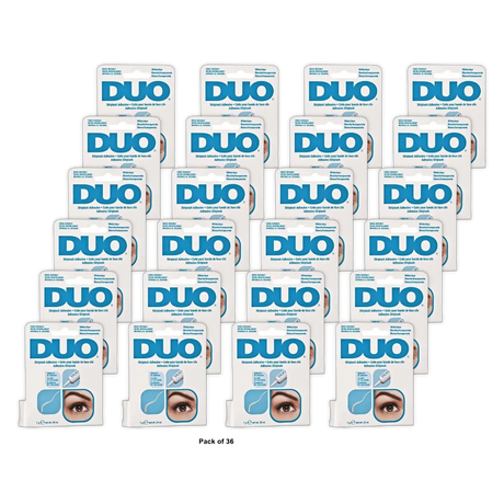 Duo Eyelash Adhesive Clear White 0.25Oz (Pack Of 36)