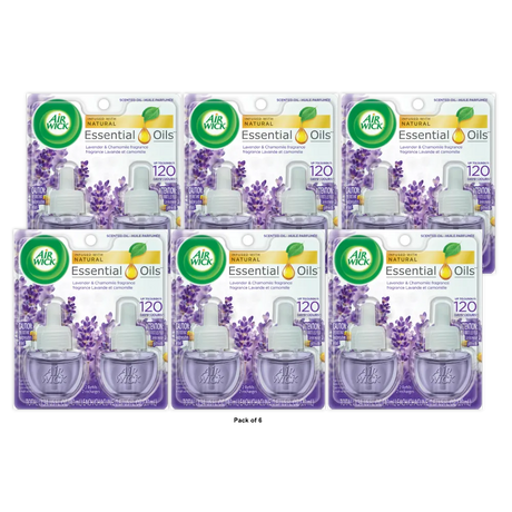 Air Wick Scented Oil Twin Refill Relaxation Lavender And Chamomile2 Ea 1.34Oz (Pack Of 6)