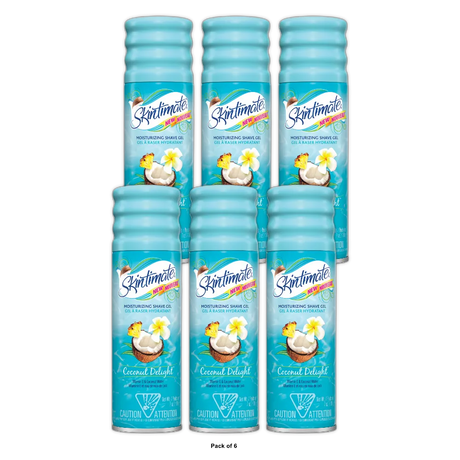 Skintimate Shave Gel Coconut 7 oz (Pack of 6)