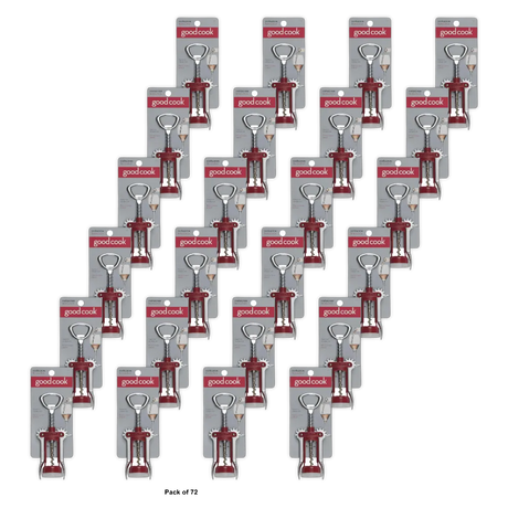 Good Cook Wing Corkscrew Bottle Opener 4.90Oz (Pack of 72)