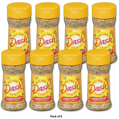 Mrs Dash Lemon Pepper Salt Free Seasoning Blend 2.5Oz (Pack of 8)