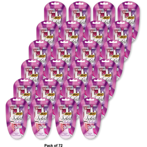 Bic Soleil Sensitive Skin Triple Blade Shaver For Women Twilight 4Oz (Pack of 72)
