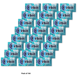 Orbit Gum Wintermint Sugar Free Chewing Gum 14Ct 0.8Oz (Pack of 144)