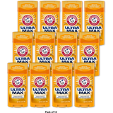 Arm & Hammer Ultramax Antiperspirant And Deodorant Invisible Solid Unscented 2.6Oz (Pack of 12)