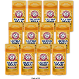 Arm & Hammer Ultramax Antiperspirant Deodorant Invisible Solid Active Sport 2.6Oz (Pack of 12)