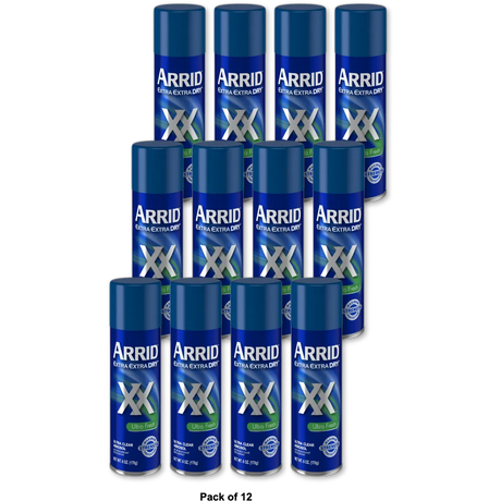 Arrid Xx Extra Extra Dry Ultra Fresh Aerosol Antiperspirant And Deodorant Spray 6Oz (Pack of 12)