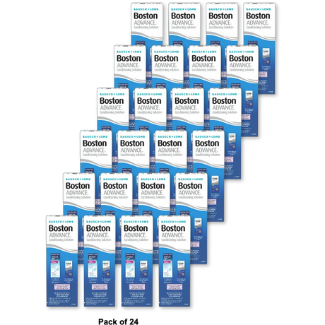 Boston Advance Comfort Formula Conditioning Solution For Contact Lens 3.5Oz (Pack of 24)