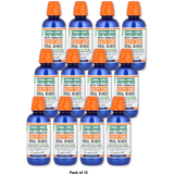 TheraBreath Healthy Mouthwash Rinse Mint 16Oz (Pack of 12)