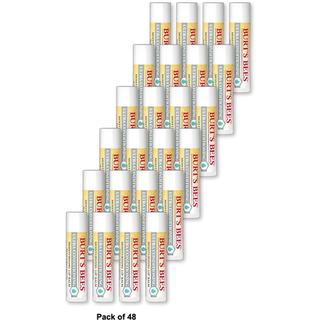Burts Bees 100% Natural Origin Moisturizing Lip Balm Ultra Conditioning 0.15Oz (Pack Of 48)
