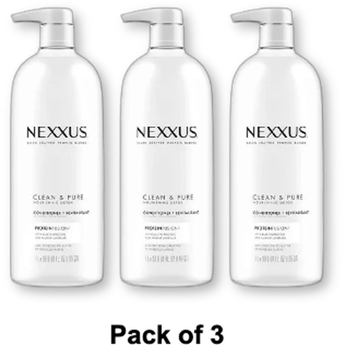 Nexxus Clean and Pure Conditioner33.8 Oz (Pack of 3)