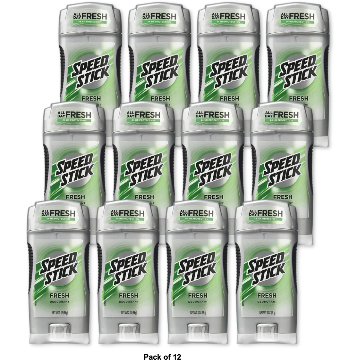 Speed Stick Active Fresh Deodorant 3Oz (Pack of 12)