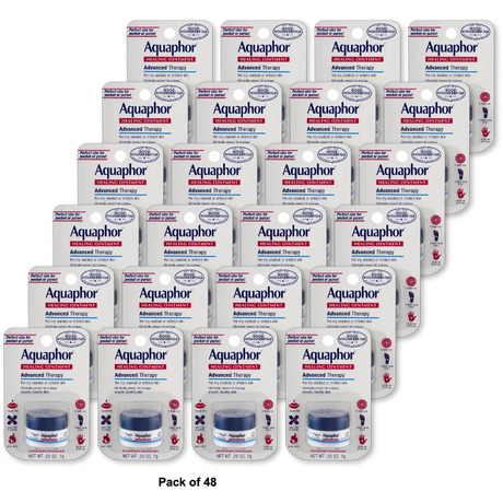 Aquaphor Advanced Therapy Healing Ointment For Skin Protectant 0.25Oz (Pack Of 48)