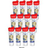Colgate Kids Toothpaste Bubble Fruit Minions 4.6Oz (Pack of 12)