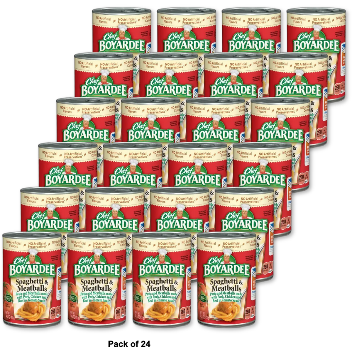 Chef Boyardee Spaghetti and Meatballs 14.5Oz (Pack of 24)