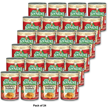Chef Boyardee Spaghetti and Meatballs 14.5Oz (Pack of 24)