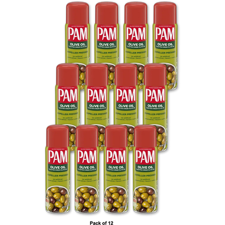 Pam Cooking Spray Olive Oil 5Oz (Pack of 12)