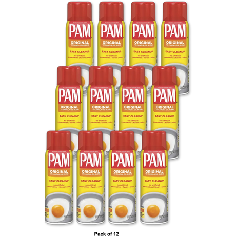 Pam The Original No-Stick Cooking Spray 6Oz (Pack of 12)