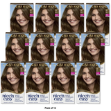 Clairol Nice & Easy Permanent Hair Color 6A Light Ash Brown 6.26Oz (Pack of 12)