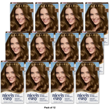 Clairol Nice & Easy Permanent Hair Color Creme 6 Light Brown 1 Application 6.26Oz (Pack of 12)
