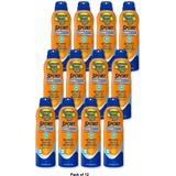 Banana Boat sport performance cool zone continuous spray with SPF 30 6Oz (Pack of 12)