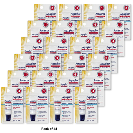 Aquaphor Lip Repair Plus Protect Broad Spectrum Spf 30 0.35Oz (Pack of 48)
