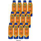 Banana Boat Ultra Mist Sport Performance Continuous Spray Sunscreen SPF 50+ 6Oz (Pack of 12)