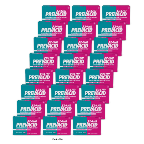 Prevacid 24 Hr Lansoprazole Acid Reducer Delayed-Release 15 Mg- Ppi For Complete 0.27 Oz (Pack Of 36)