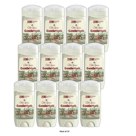 Old Spice Aluminum Free Men s Deodorant Gentleman s Blend Stick Eucalyptus wi 3 oz (Pack of 12)