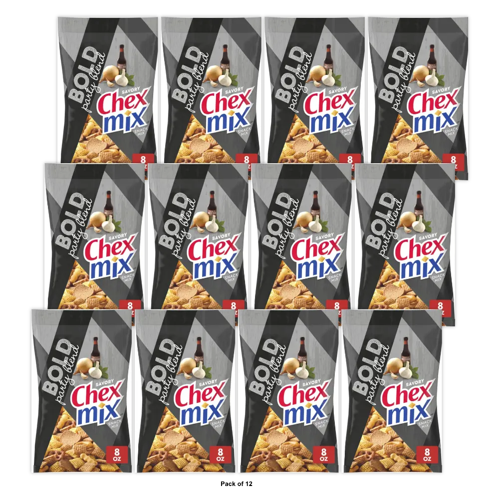 Chex Mix Bold Party Blend Snack Mix 8 OZ (Pack of 12)