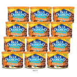 Blue Diamond Almonds Honey Roasted Snack Nuts, Resealable Cans 6 OZ (Pack of 12)