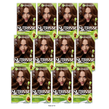 Garnier Nutrisse Nourishing Permanent Hair Color Creme - 535 Medium Golden Mahog (Pack of 12)