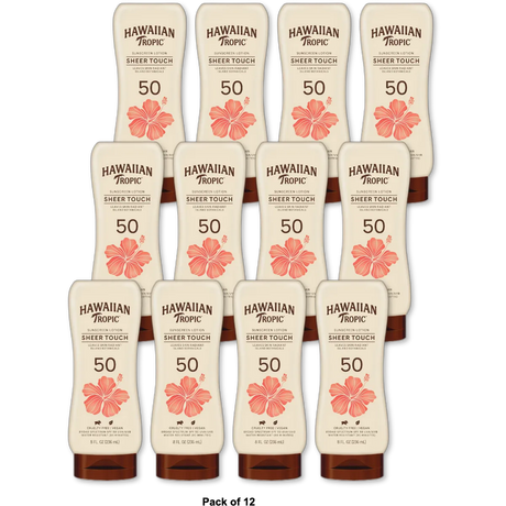 Hawaiian Tropic Sheer Touch Sunscreen Lotion SPF 50 8Oz (Pack of 12)