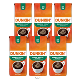 Dunkin’ Decaf Original Blend Ground Coffee Medium Roast bag 12 oz (Pack of 6)