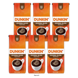 Dunkin’ Original Blend Ground Coffee Medium Roast Bag 12 oz (Pack of 6)