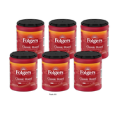 Folgers Classic Medium Roast Ground Coffee - 9.6 oz (Pack of 6)